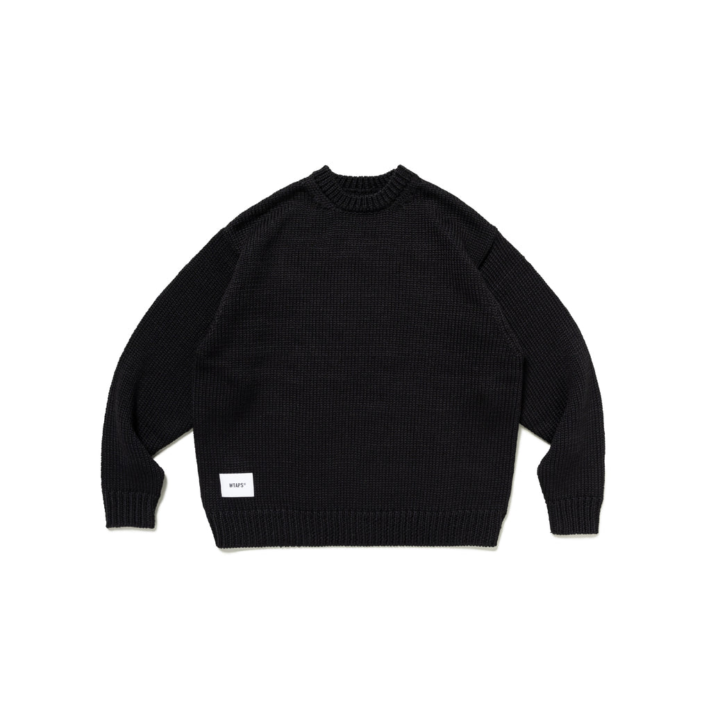 クーポン対象外】 WTAPS 23AW CREW NECK 01 / SWEATER OD XL | www