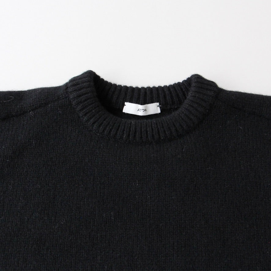 WOOL CASHMERE SILK CREWNECK SWEATER | ref. / Web Store