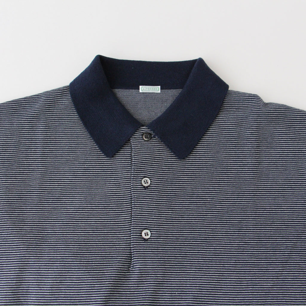 High Gauge L/S Striped Polo Shirts | ref. / Web Store