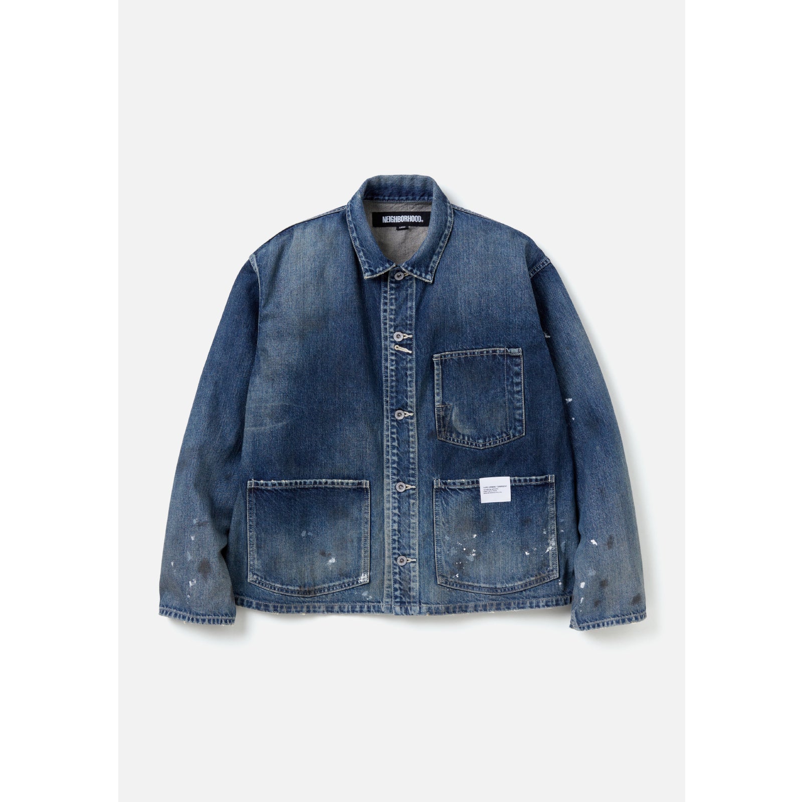 WASHED SHORT COVERALL JACKET | ref. / Web Store