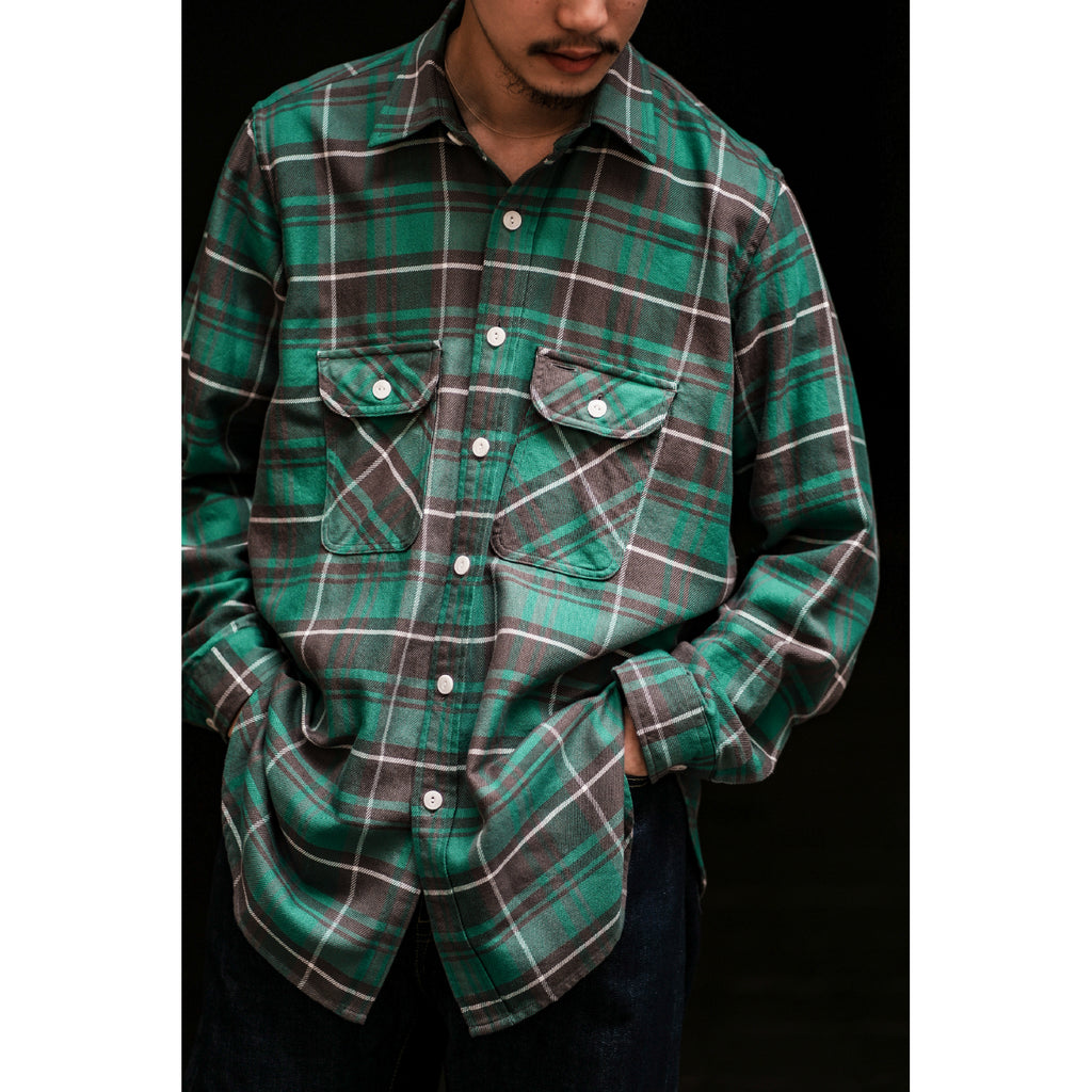 Unlikely Elbow Patch Flannnel Work Shirts | ref. / Web Store
