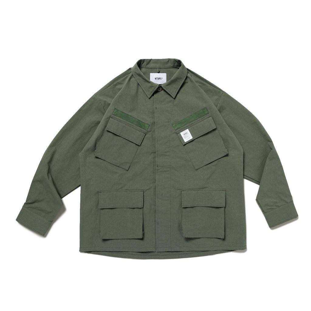 WTAPS TEAM JACKET NYLON TWILL LEAGUE S メンズ | cubeselection.com